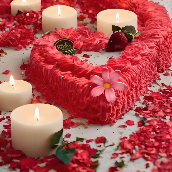 Special Heart-Shaped Cake 1 ROYAL Bakery; ROYAL Cake; Red Velvet Heart Shaped Cake; heart shape cake design; Heart shaped cake in bd price; Love Shape Cake Design; Red Velvet Heart Shaped Cake in BD; Heart Shaped Cake; Special Red Velvet Heart Shaped Cake; Heart Shaped Cake near me; Heart Shaped Cake in bd; Heart Shaped Cake in Mymensingh; Heart Shaped Cake in Bangladesh; Best Heart Shaped Cake; heart cake in bd; Buy Best Red Velvet Heart-Shaped Cake in BD